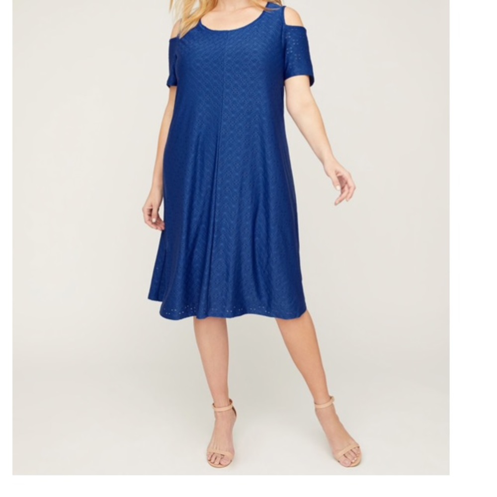 Plus size lined dress